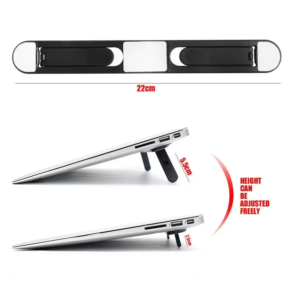 Foldable Laptop Stand – Portable Riser for MacBook & Tablets Laptop Stand HIP