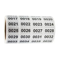 2000 Self-Adhesive Number Stickers – Black Inventory Labels Inventory Label Stickers HIP -