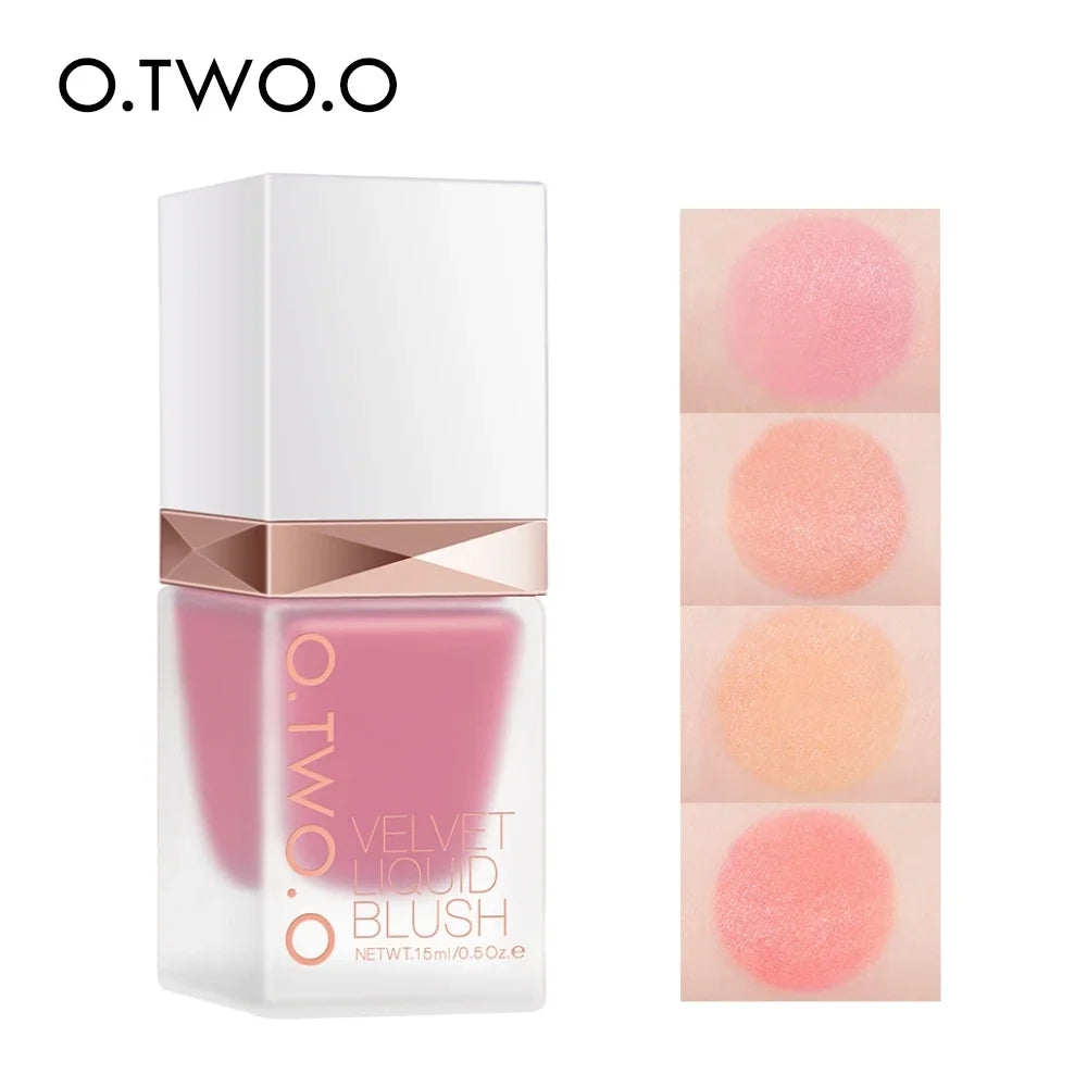 O.TWO.O Liquid Blush – 4 Shades, High Pigment, Long Lasting Liquid Blush HIP