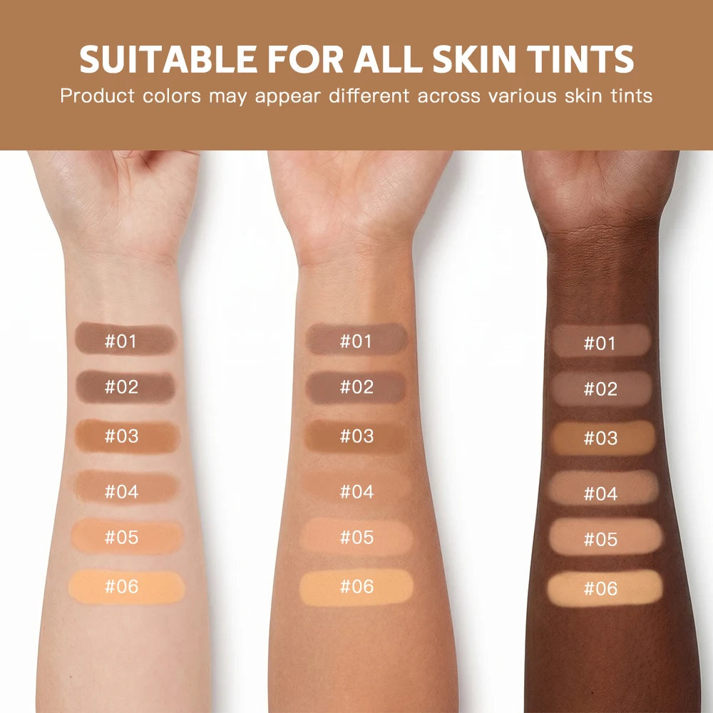 Long Lasting Compact Powder Waterproof Sweatproof Soft Matte Oil Control Setting Powder Face Makeup Cosmetic HIP