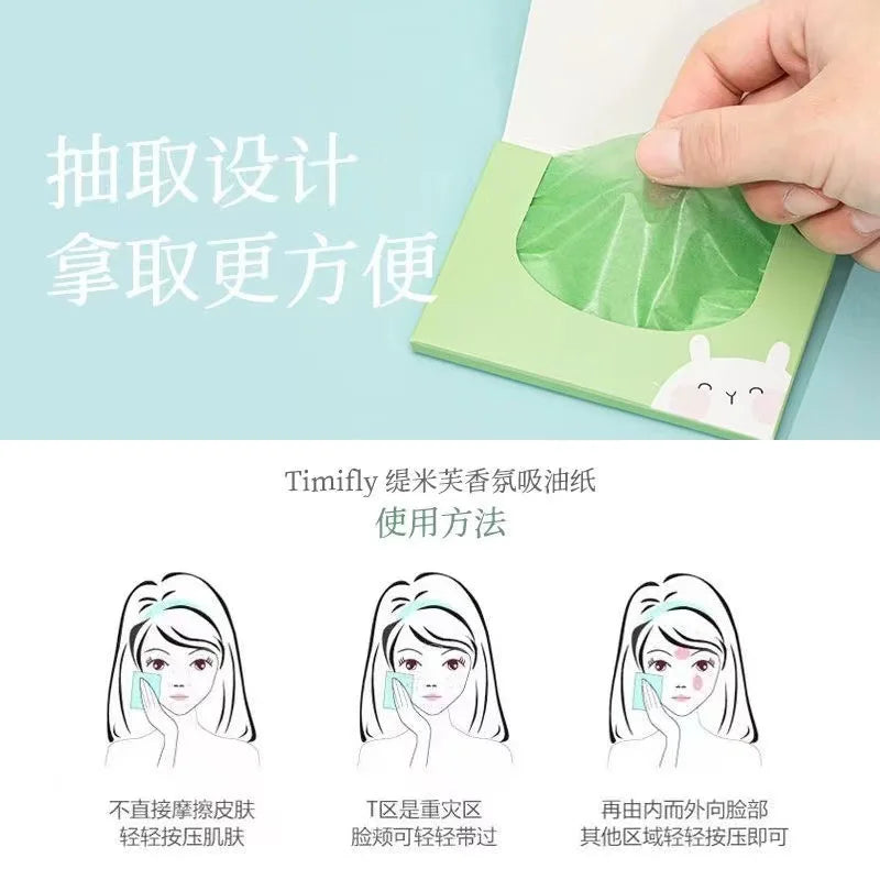 Oil Absorbing Paper Tissue Makeup Cleansing Oil Blotting Sheet Face Paper Absorbent Oil Control Face Cleanser Cotton Pads HIP
