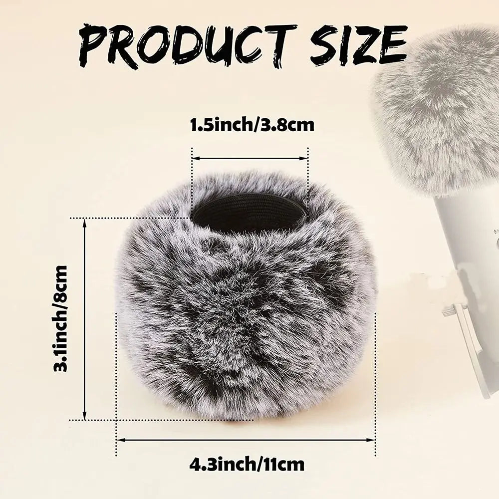 Blue Yeti Fur Windscreen Wind Muff Microphone Cover Microphone Windscreen HIP