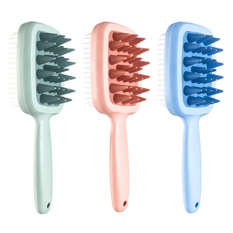 Soft Silicone Shampoo Scalp Hair Massager Hair Washing Comb Shower Brush Bath Spa Massage Brush Wholesale New HIP