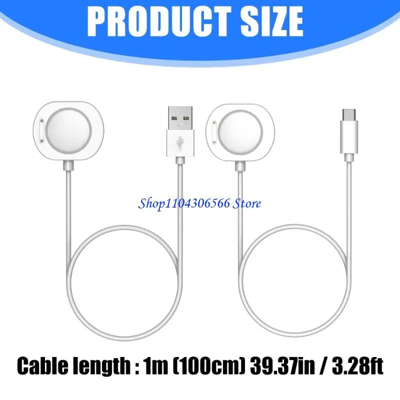 Universal PVC Smartwatch Charging Cable – Overvoltage Protection Smartwatch Charging Cable HIP