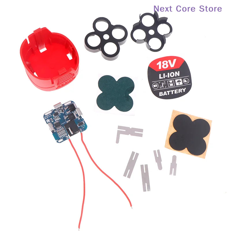18650 Li-ion Battery Case & Protection Board for Drills Battery Case & Board HIP