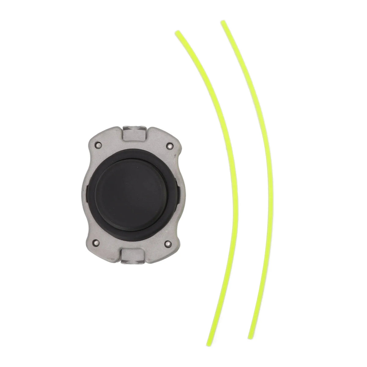 Universal Trimmer Head 0.5in Hole Diameter Aluminium High Accuracy String Trimmer Head with 2 Lines for Replacement HIP