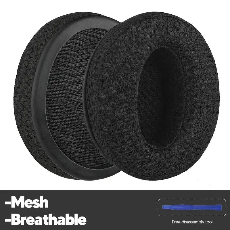Memory Foam Ear Pads for Sennheiser HD 450BT 458BT 350BT Headphone Ear Pads HIP Mesh Black