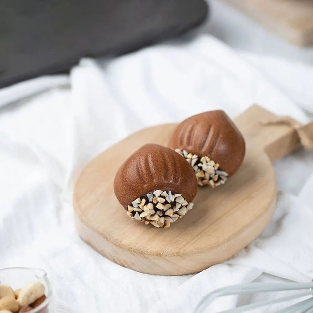 8-Cavity Hazelnut Mousse Cake Silicone Mold – BPA Free Silicone Baking Mold HIP