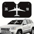 Aviation Airstrip #36 Foldable Car Windshield Sunshade Windshield Sunshade HIP M