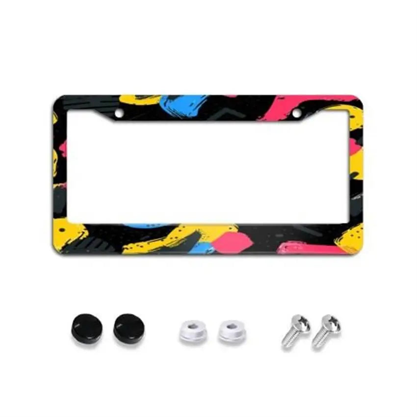 Halloween Ghost Aluminum License Plate Frames – Set of 2 License Plate Frame HIP