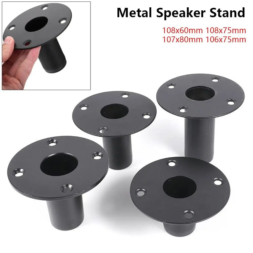 Metal Speaker Stand Base Tray with Screw Holes – Pro Mount Speaker Mount Stand HIP