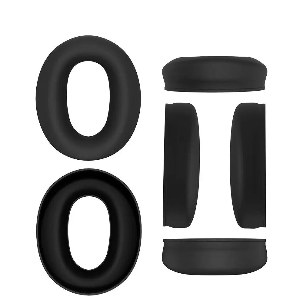 Silicone Headphone Cover & Ear Pad for Sony WH-CH720N Headphone Protector Cover HIP black