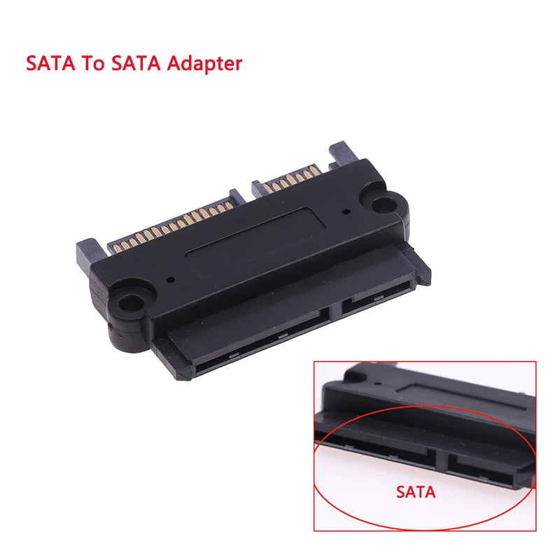 SFF-8482 SAS to SATA 180° Straight Adapter Converter Drive Adapter Converter HIP SATA No plug
