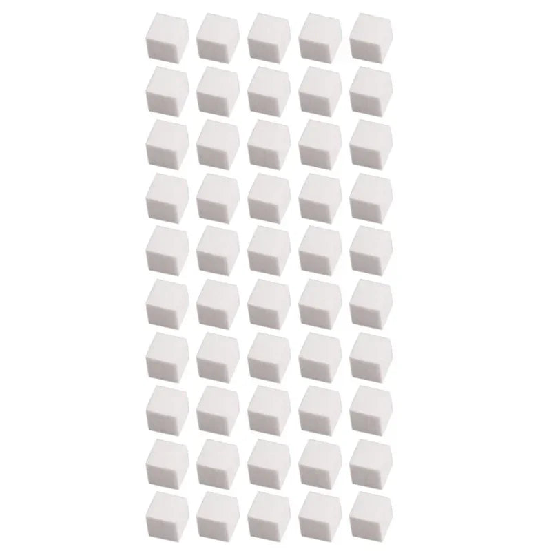 50Pcs Square Nail Art Sponge Set Gradient Nail Brushes Gel Polish Design Nail Sponge Grab Pen Manicure Supplies 229w HIP White 50Pc No Tool