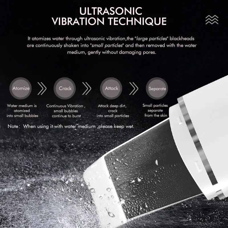 3-in-1 Ultrasonic Skin Scrubber & Facial Lifting Device | HIP Facial Cleansing Device HIP