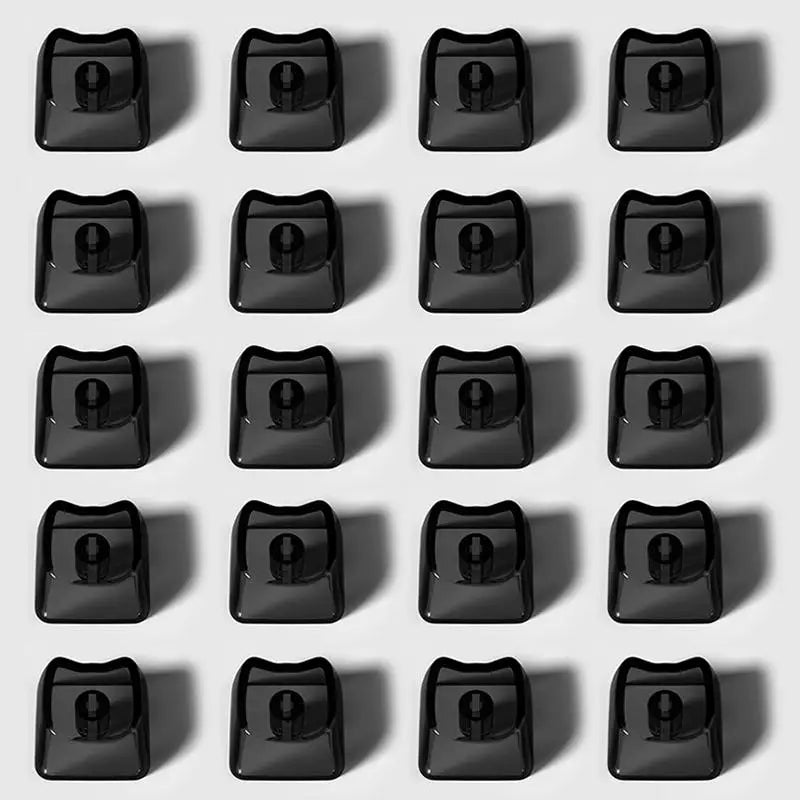 Cat Shaped Transparent PBT Keycaps MAO Profile MX Switch 10/20 Pcs Novelty Keycaps HIP 20pcs black