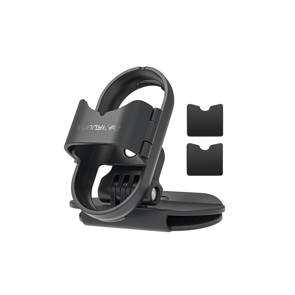 360° Hat Clip Mount for Insta360 GO 3 & GO 3S | Quick Release Action Camera Mount HIP Black