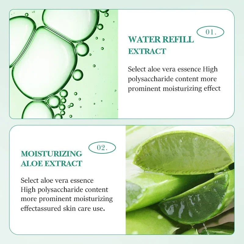 SADOER Aloe Vera Facial Soap – Hydrating & Oil Control Bar Aloe Facial Soap HIP