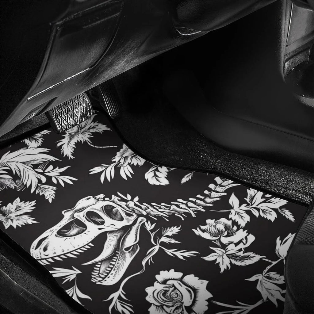 Dinosaur Skeleton Car Floor Mats – 4-Piece All Weather Set Car Floor Mats HIP