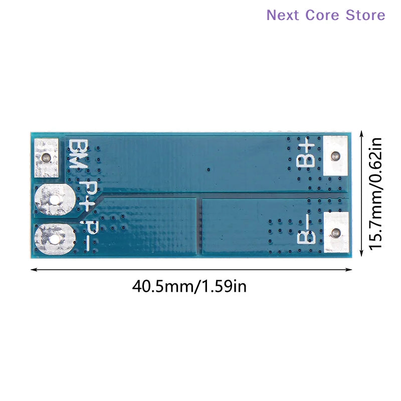 2S 8A Li-ion BMS PCM Protection Board 6.4V–8.4V 15A Battery Protection Board HIP