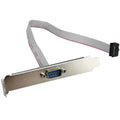 DB9 RS232 to IDC 10-Pin Ribbon Cable Bracket Adapter | OULLX Serial Port Adapter HIP Default Title