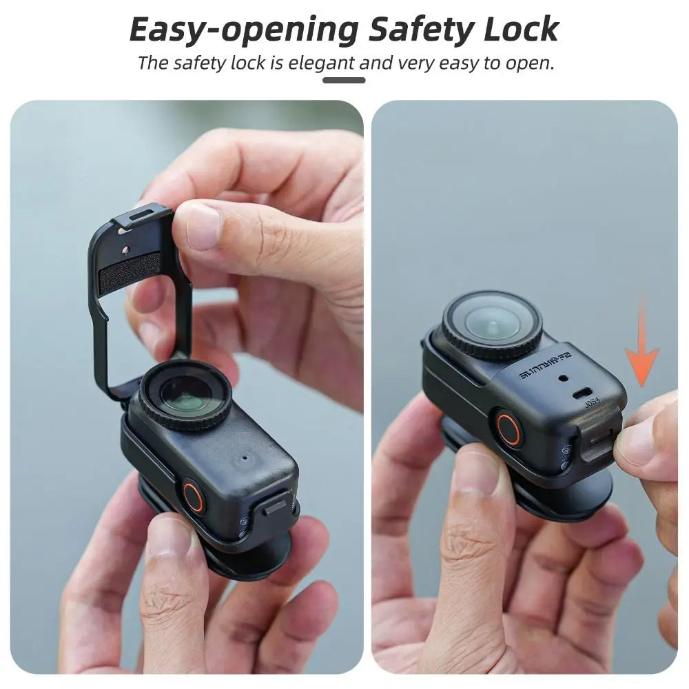 360° Hat Clip Mount for DJI Osmo Nano – Quick Release Camera Hat Mount HIP