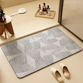 Diatom Mud Bathroom Rug – Absorbent Non-Slip Floor Mat Bathroom Floor Mat HIP GU6874-G 1pc 60x90cm