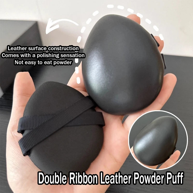 1/2PCS Not Eat Foundation Makeup Sponge Puff Dry Wet Dual-use Soft Cotton Air Cushion Leather Surface Powder Puff Makeup Tools HIP