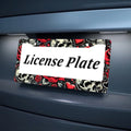 Gothic Skulls Red Roses Metal Sign – 8x12 Inch Car & Wall Decorative Metal Sign HIP 1