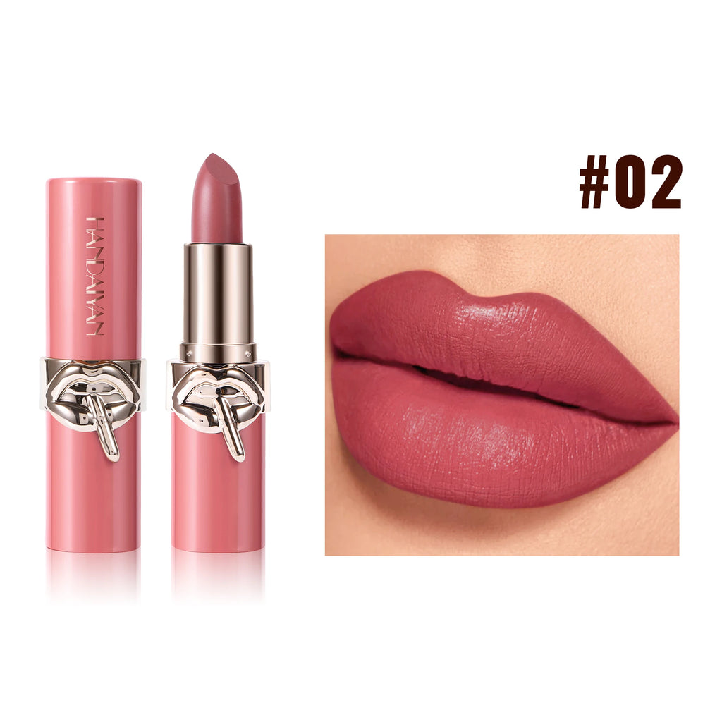 Handaiyan Creamy Velvet Lipstick – 6 Shades, Long-Lasting Velvet Matte Lipstick HIP 2