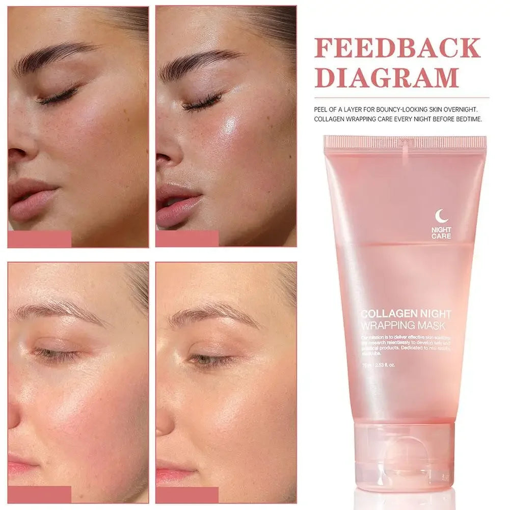 Hydrolyzed Collagen Peel-Off Overnight Face Mask – Firming Collagen Face Mask HIP