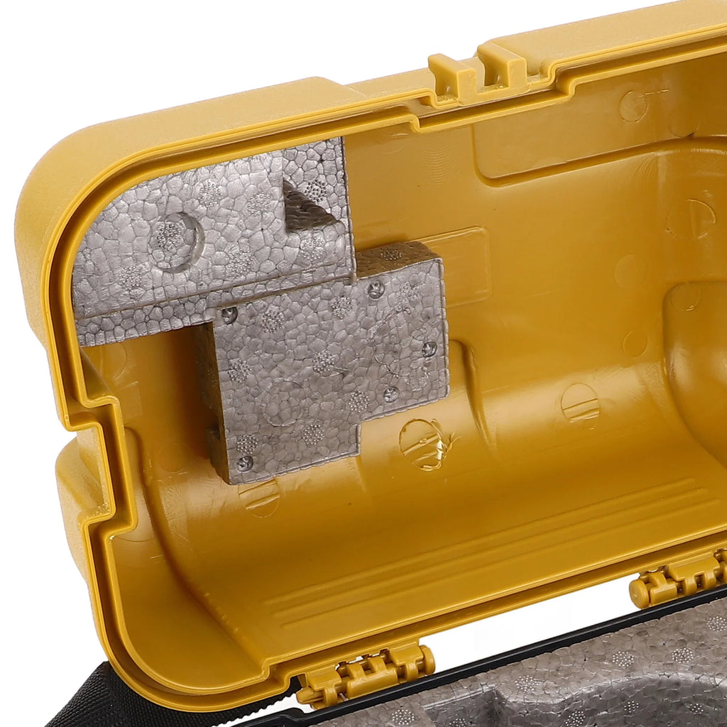Surveying Level Case Leveling Instrument Case Single Lock Plastic Total Station Level Storage Box for Surveying Equipment Yellow HIP