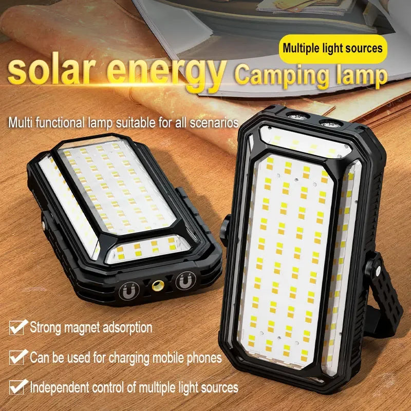 ESMARTER Solar Work Light 1200LM 10000mAh Camping Lantern Solar Work Light HIP