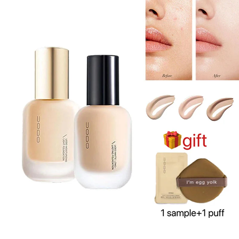 UODO Liquid Foundation BB Cream – Waterproof, Long-Lasting 30ml Liquid Foundation HIP