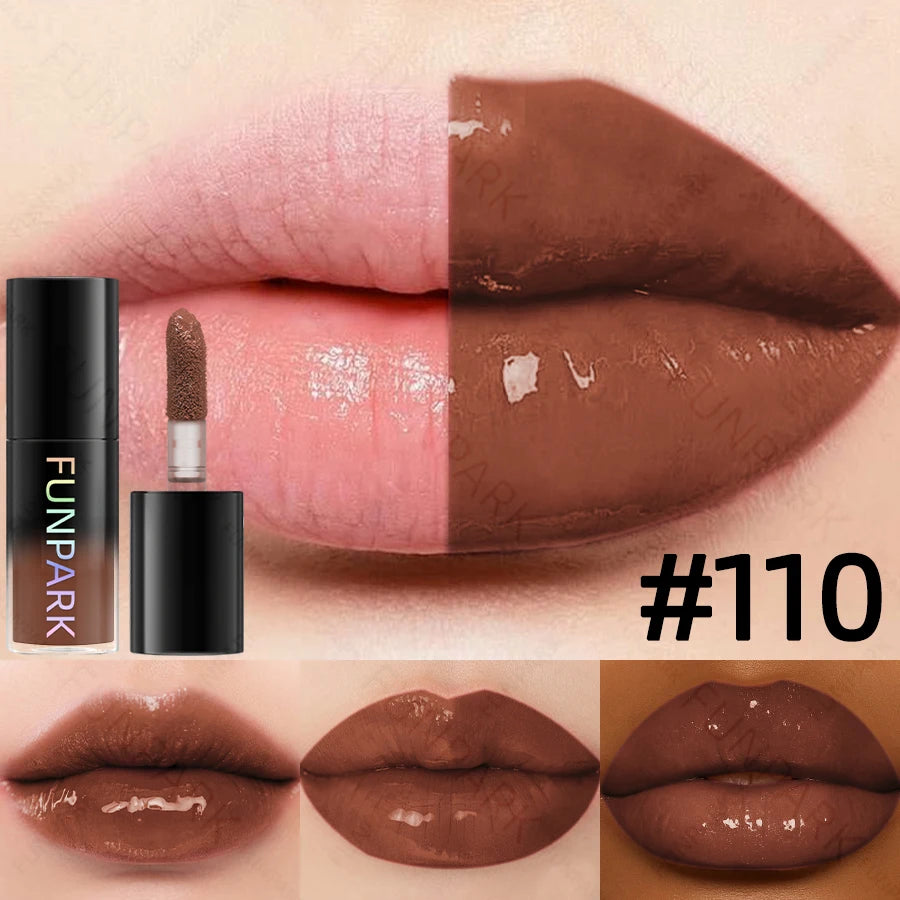 1PC Moisturizing Lip Gloss 15 Color Lip Blam Lip Oil for Lips Long Lasting Liquid Pink Red Makeup Gifts Lip Glaze High Pigment HIP 110
