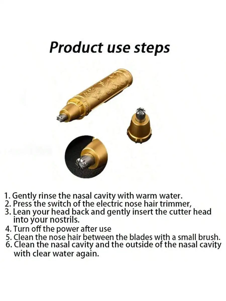 360° Dual-Blade Ear & Nose Hair Trimmer for Men | HIP Nose & Ear Trimmer HIP
