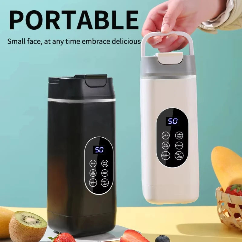 Portable USB Rechargeable Blender Juicer Cup – 12 Blades 420ml Portable Blender Juicer HIP