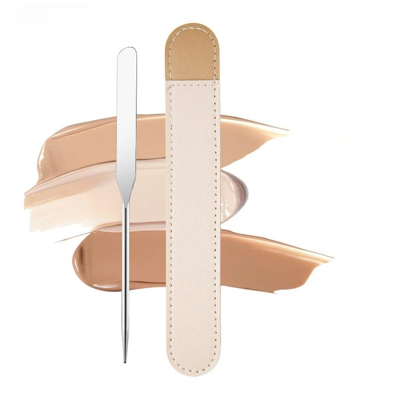 1Pcs Stainless Steel Dual Heads Makeup Toner Spatula Mixing Stick Foundation Cream Mixing Tool Cosmetic Make Up Accessories HIP