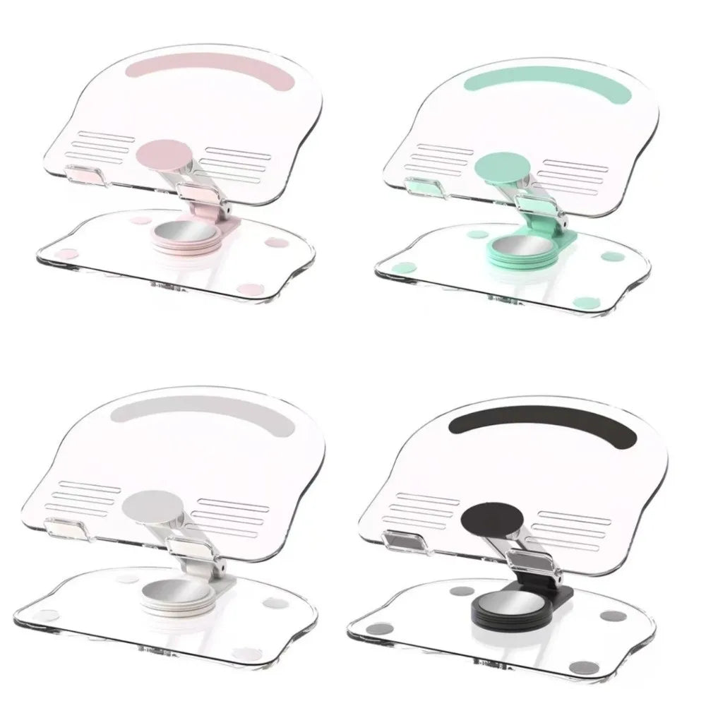 Transparent Acrylic Tablet Stand – 360° Rotating Phone Holder Tablet & Phone Stand HIP