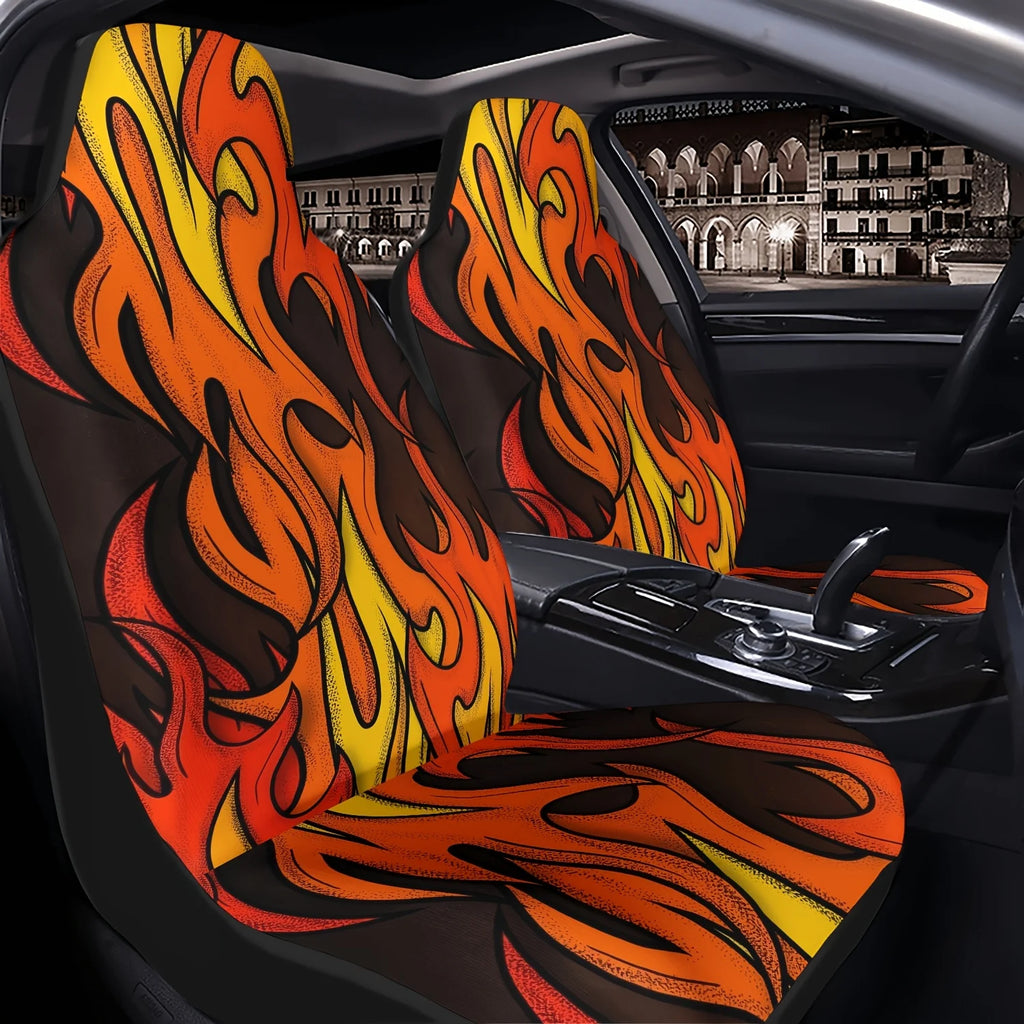 Flaming Dance Car Seat Cover – Wear-Resistant & Easy Clean Car Seat Cover HIP