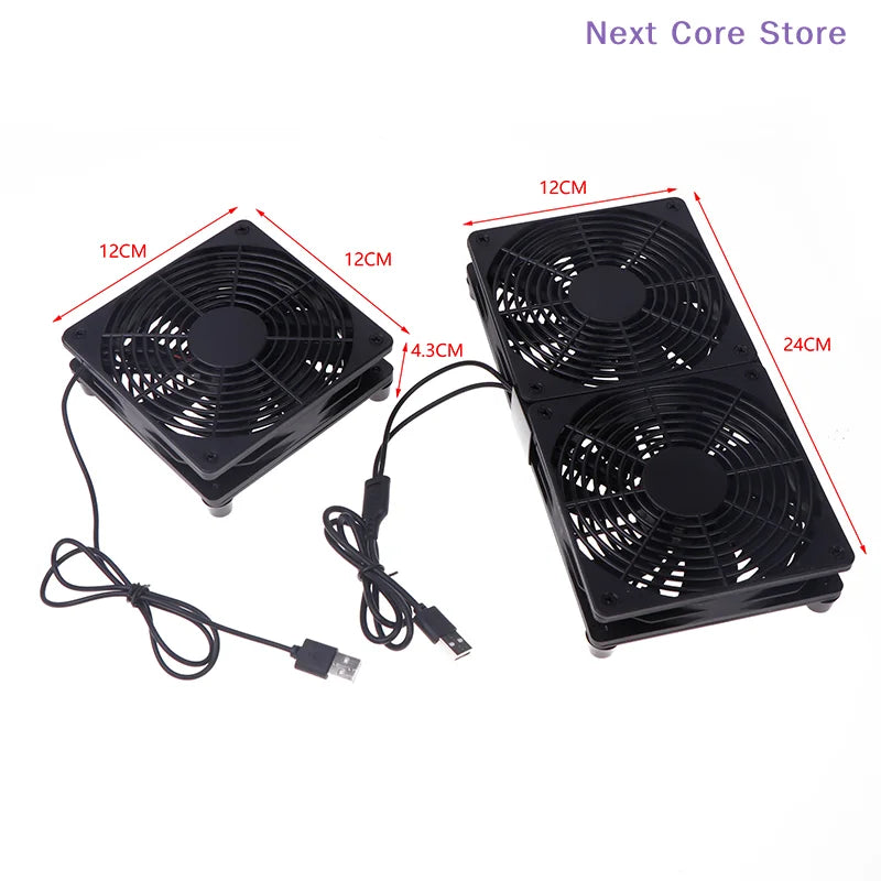 120mm USB Cooling Fan for Router, Modem & PC with Switch USB Cooling Fan HIP