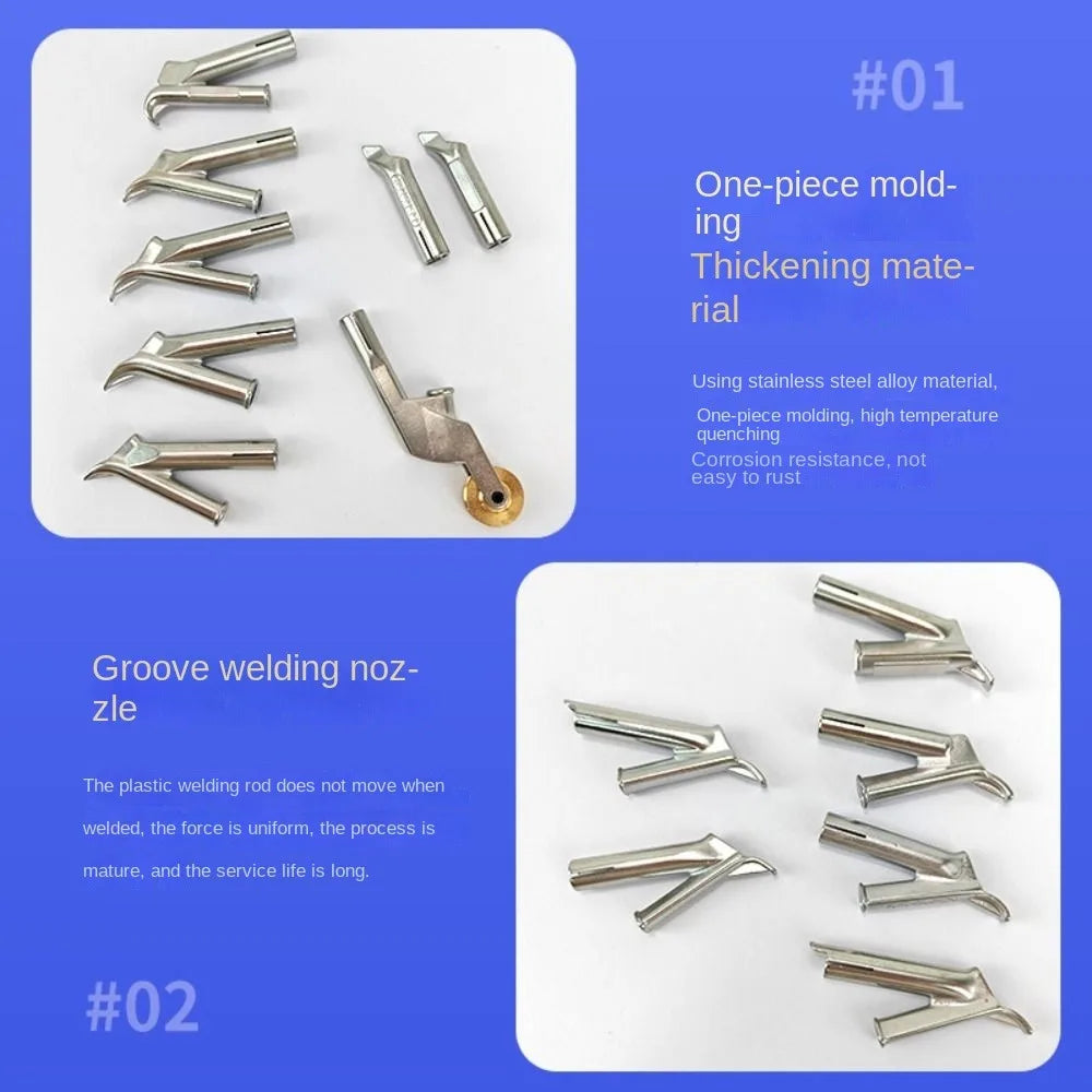 Hot Air Welding Nozzles – Triangle, Round & Y-Type 4–8mm Welding Nozzle HIP