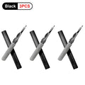 3-in-1 Portable Cleaning Pen for Phones & Earphones Device Cleaning Pen HIP 3pcs Black