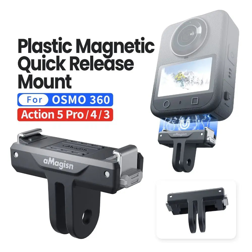 Magnetic Quick-Release Mount Adapter for DJI Osmo Action 3 4 5 Pro Camera Mount Adapter HIP