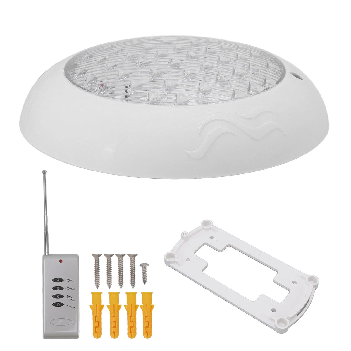 35W Underwater Light LED Pool Light LED Pool Light IP68 Waterproof AC DC12V 35W with Remote Control for Outdoor Swimming Pools HIP WHITE