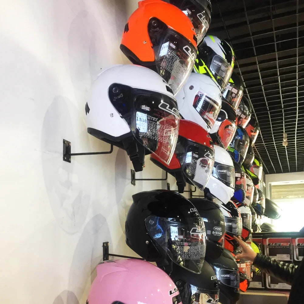 Bicycle Motorcycle Helmet Display Stand Wall Mount Holder Sports Cycling Hat Storage Rack For Cap Jacket Motorcycle Accessories HIP
