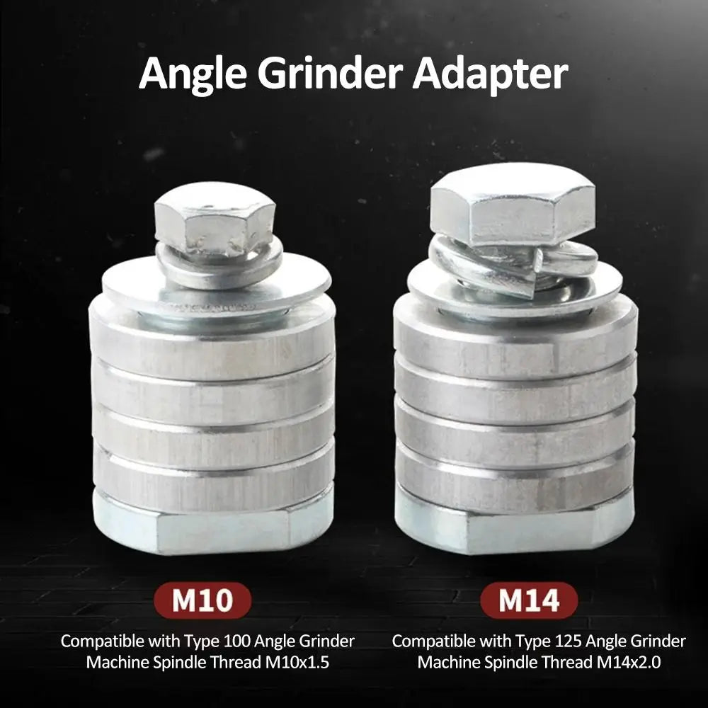 Angle Grinder Slotting Adapter – M10 & M14 Conversion Kit Grinder Adapter Kit HIP