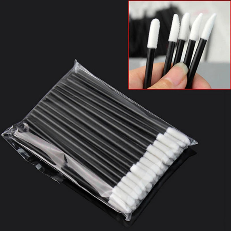 50/1000pcs Lip Gloss Applicator Wand Wholesale Lip Brushes Applicators Eyelashes Brush Lipstick Brush Makeup Beauty Supplie Tool HIP