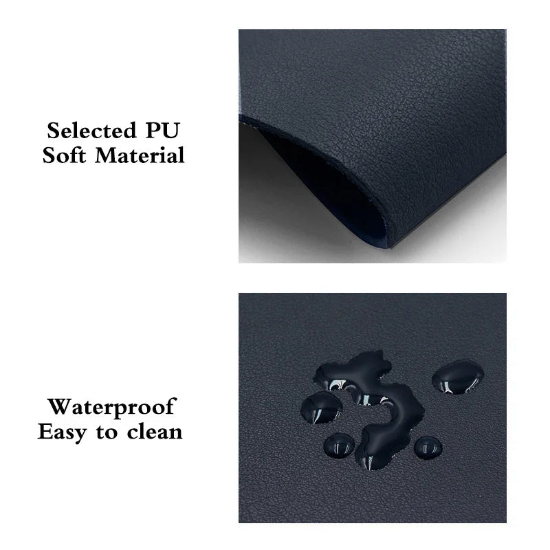 PU Leather Mouse Pad – Anti-Slip & Waterproof | Solid Color Mouse Pad HIP