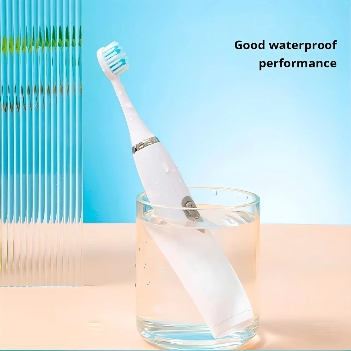 Electric Toothbrush Couples Set – Acoustic Wave, 3 Heads Electric Toothbrush Set HIP